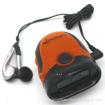 Digital Pedometers Calculators Wth FM Radio and LED Light